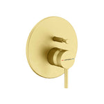 Artema Minimax Round Ankastre Banyo Bataryası, Fırçalı Altın (V-Box Sıva Üstü Grubu) – A4370825