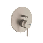 Artema Minimax Round Ankastre Banyo Bataryası, Fırçalı Nikel (V-Box Sıva Üstü Grubu) – A4370834