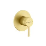 Artema Minimax Round Ankastre Duş Bataryası, Fırçalı Altın (Minibox Sıva Üstü Grubu) – A4371025