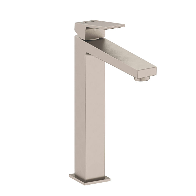 Artema Minimax Square Tezgah Üstü Lavabo Bataryası, Fırçalı Nikel – A4372434