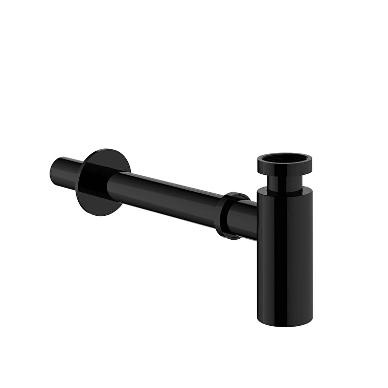 VitrA Origin Lavabo Sifonu Alt Grubu (T Tipi), Parlak Siyah – A4512339