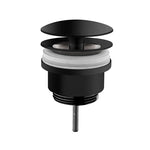 VitrA Origin Lavabo Yuvarlak Süzgeci (Universal-Sabit), Mat Siyah – A4514836WTC