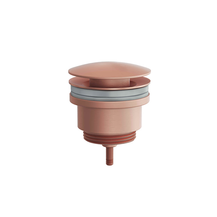 Artema Lavabo Yuvarlak Süzgeci (Universal-Basmalı aç-kapa), Fırçalı Bakır – A4514924