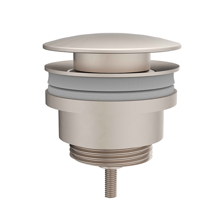 VitrA Origin Lavabo Yuvarlak Süzgeci (Universal-Basmalı aç-kapa), Fırçalı Nikel – A4514934