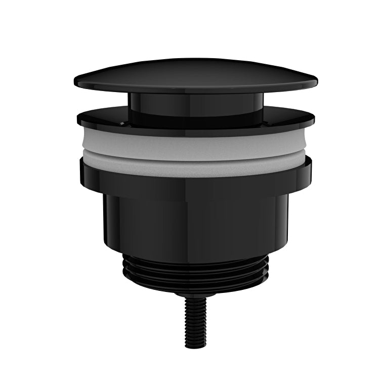 VitrA Origin Lavabo Yuvarlak Süzgeci (Universal-Basmalı aç-kapa), Parlak Siyah – A4514939