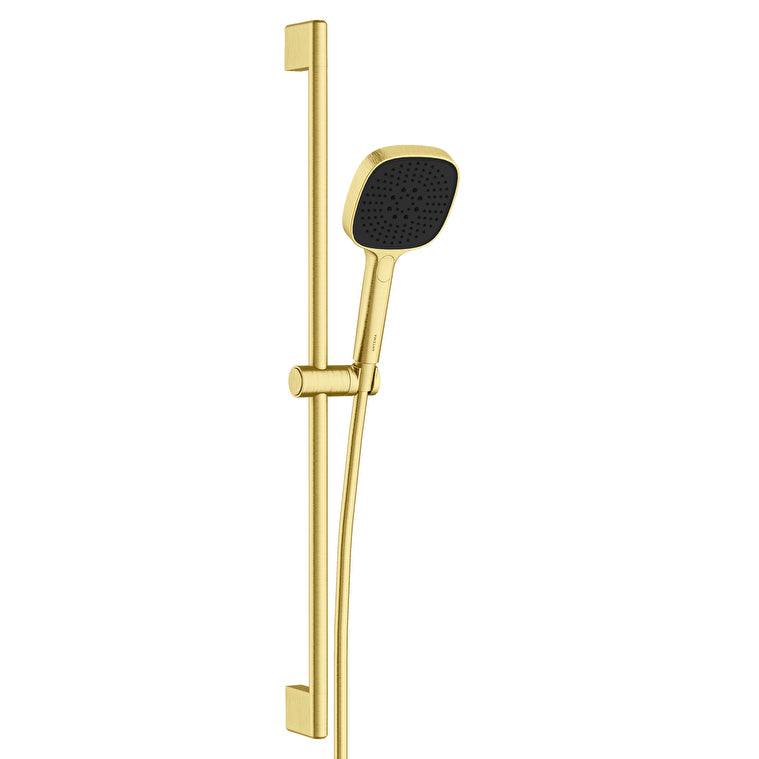 Artema Core Square 3F Sürgülü El Duşu Takımı, Fırçalı Altın – A4591725