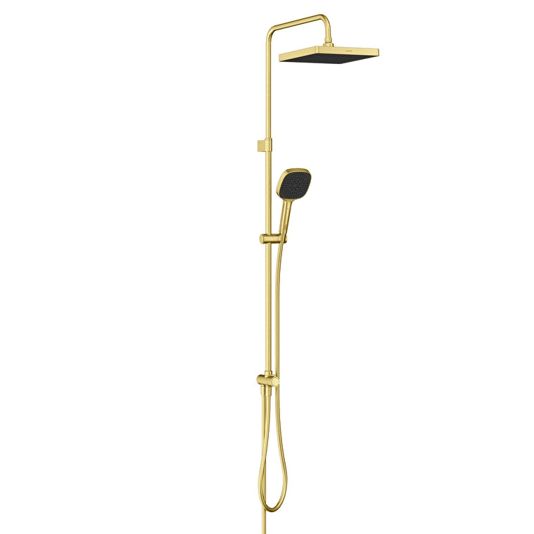Artema Core Square 250 Duş Kolonu, Fırçalı Altın – A4591925
