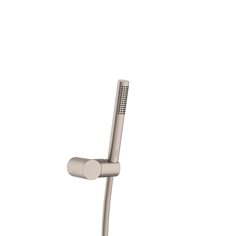 VitrA Prime Round Stick El Duşu Takımı, Fırçalı Nikel – A4592634
