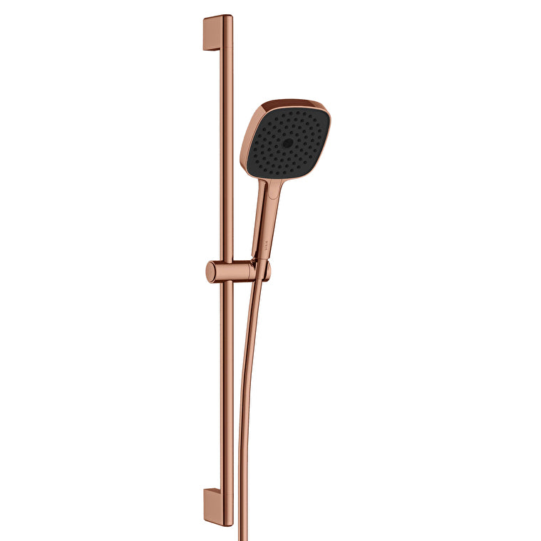VitrA Prime Square 3F Sürgülü El Duşu Takımı, Soft Bakır – A4592829