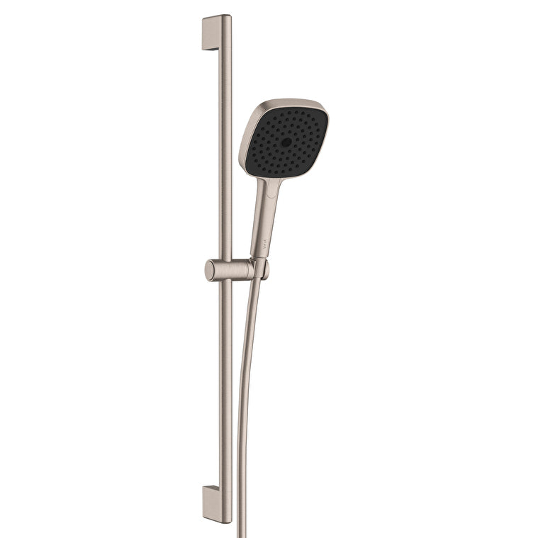 VitrA Prime Square 3F Sürgülü El Duşu Takımı, Fırçalı Nikel – A4592834