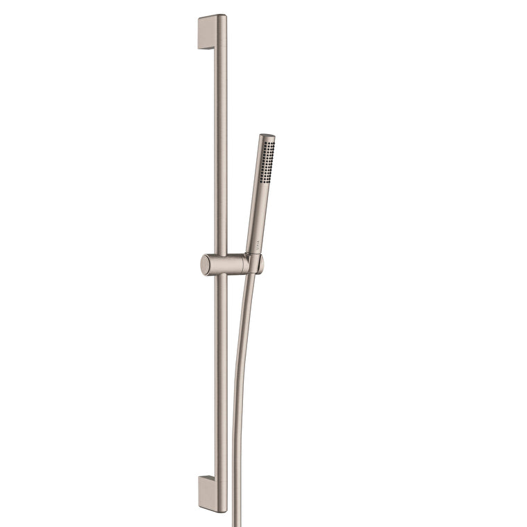 VitrA Prime Round Stick 1F Sürgülü El Duşu Takımı, Fırçalı Nikel – A4592934