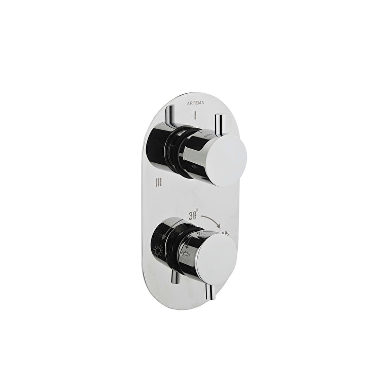 Artema AquaHeat Ankastre Banyo/Duş Bataryası (3 Yollu Yönlendiricili) – A47117