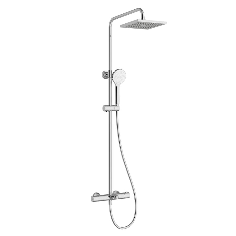Artema AquaHeat Joy Square 200 Duş Kolonu ve Termostatik Banyo Bataryası Sistemi – A47295