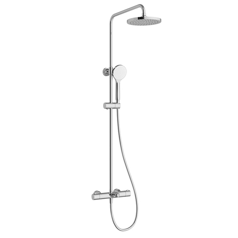 Artema AquaHeat Joy Round 200 Duş Kolonu ve Termostatik Banyo Bataryası Sistemi – A47297