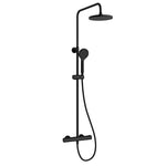 Artema AquaHeat Joy Round 200 Duş Kolonu ve Termostatik Duş Bataryası Sistemi, Mat Siyah – A4729836