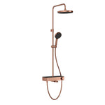 Artema Core Round 250 Duş Kolonu ve Termostatik Banyo Bataryası Sistemi, Soft Bakır – A4730929