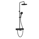Artema Core Round 250 Duş Kolonu ve Termostatik Banyo Bataryası Sistemi, Mat Siyah – A4730936
