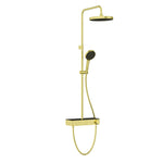 Artema Core Round 250 Duş Kolonu ve Termostatik Duş Bataryası Sistemi, Soft Altın – A4731174