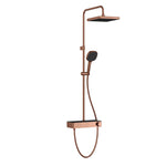 Artema Core Square 250 Duş Kolonu ve Termostatik Duş Bataryası Sistemi, Soft Bakır – A4731229