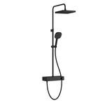 Artema Core Square 250 Duş Kolonu ve Termostatik Duş Bataryası Sistemi, Mat Siyah – A4731236