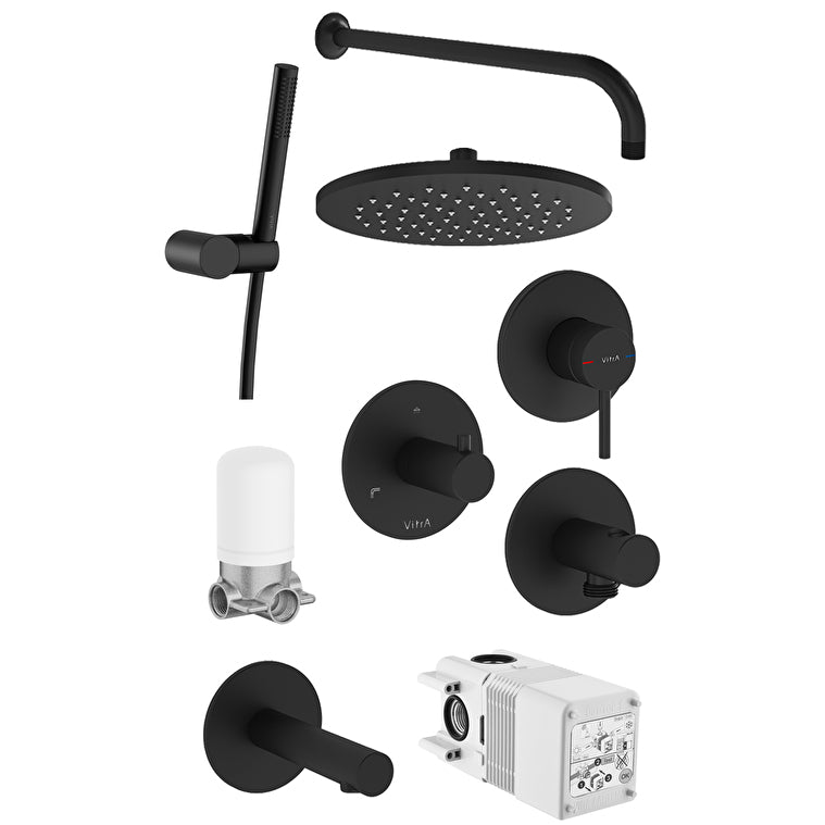 VitrA Origin Ankastre Duş Seti, Mat Siyah – A4932936